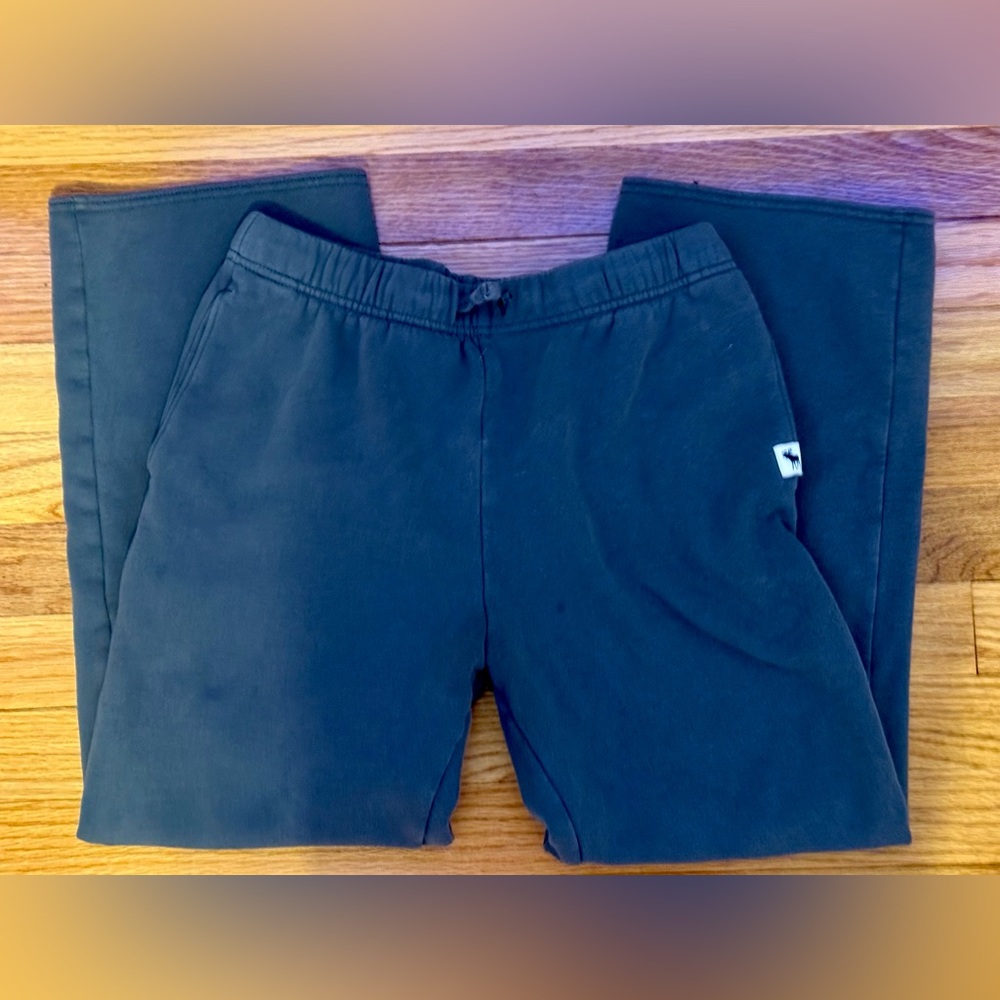 Abercrombie Kids Grey Wide-Leg Sweats